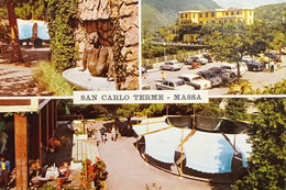 Cartolina - Saluti Da San Carlo Terme - Massa Carrara - Vedute Diverse - 1966 - Massa