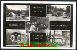 DOORN Recreatiecentrum Het Grote Bos 5-luik 1958 - Doorn