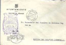 AYUNTAMIENTO DE INIESTA CUENCA 1979 - Franchigia Postale