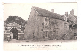 41 Cheverny Indre Et Loire, Entrée Du Château Et Vieille Maison UNUSED - Cheverny