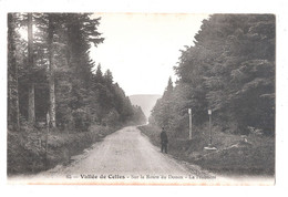 CPA 88 Sur La Route De Donon - Vallée De Celles - La Frontière - Animée Unused - Autres & Non Classés
