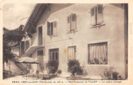 CPA 74 HERY SUR ALBY HOTEL RESTAURANT JH.TILLIET LES JARDINS OMBRAGES - Other & Unclassified