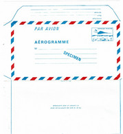 BR42 - FACSIMILE D'AEROGRAMME 3f10 SURCHARGE SPECIMEN - Specimen