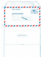 BR42 - FACSIMILE D'AEROGRAMME 3f10 SURCHARGE SPECIMEN - Specimen