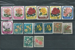 Nouvelle Zélande   Lot De Timbres Sujet Fleurs - Verzamelingen & Reeksen