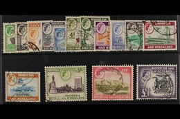 1959-62 Definitives Complete Set, SG 18/31, Fine Used. (15 Stamps) For More Images, Please Visit Http://www.sandafayre.c - Rhodésie & Nyasaland (1954-1963)