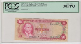 JAMAICA 50 Cents 1960 VF PCGS 30 Pick 53a  53 A - Jamaique