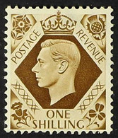 1939 1s Bistre-brown, Variety BROKEN CROWN (Cyl. 16 Dot, S46, R 7/12), SG Spec Q28a (SG 475), Never Hinged Mint. For Mor - Non Classés