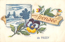 CPA 74 UNE PENSEE DE PASSY - Passy