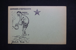 ESPÉRANTO  - Carte Du Congrès D'Espéranto De Fécamp En 1939 -  L 101803 - Esperanto