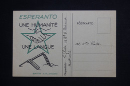 ESPÉRANTO  - Carte De Correspondance En Espéranto En 1946 -  L 101804 - Esperanto