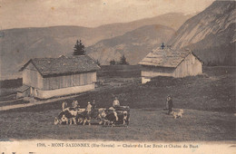 CPA 74 MONT SAXONNEX CHALETS DU LAC BENIT ET CHAINE DU BUET - Autres & Non Classés