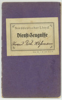 Dienstzeugnisse DAMPFER BREMEN 1904 Bis 1909 Für Steward Wassmann Kapitäne Nierich U. Von Borell - Diploma & School Reports