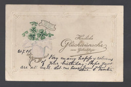 Herzliche Glückwünsche Zum Geburtstage - 21/07/1905 - Postkaart - Geburtstag