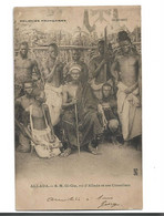 DAHOMEY - ALLADA - Precurseur  S M  Gi-gia Roi D'allada Et Ses Conseillers Beau Plan Cachet Paquebot Dos - Dahomey