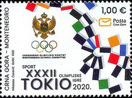 2021 Sport XXXII Tokyo 2020 Olympic Games, Montenegro, MNH - Montenegro