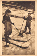 CPA 74 MONTMIN PARADIS DES ENFANTS GRAND HOTEL - Autres & Non Classés