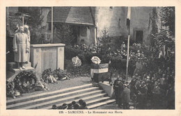 CPA 74 SAMOENS LE MONUMENT AUX MORTS - Samoëns