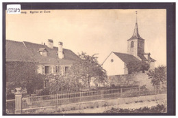 DISTRICT D'AVENCHES - FAOUG - EGLISE ET CURE - B ( PETIT PLI EN HAUT ) - Avenches