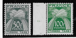 France Taxe N°88/89 - Neuf ** Sans Charnière - TB - 1859-1959 Postfris