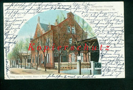 AK Litho Bad Oeynhausen I. W., Johanniter - Hospital, 1903 Gel. Nach Walsrode - Bad Oeynhausen