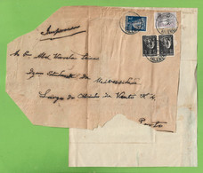 História Postal - Filatelia Fragmento Carta Stamps Timbres Ceres Philately Valença Porto - Portugal - Autres & Non Classés
