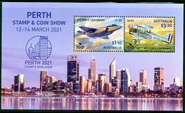 AUSTRALIA 2021 - PERTH STAMP & COIN SHOW MINISHEET** - Neufs