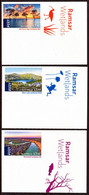 AUSTRALIA 2021 - Ramsar Wetlands P&S From BOOKLET 3v**MARGINALS - Neufs