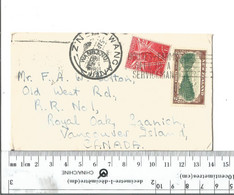 New Zealand Wanganui To Saanich Canada Apr 5 1947...............(Box 5) - Covers & Documents