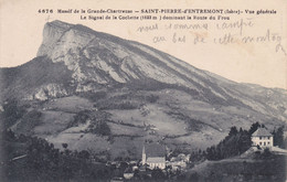 MASSIF DE LA GRANDE CHARTREUSE/ VUE GéNéRALE  / LE SIGNAL DE LA COCHETTE ( 1623 M ) DOMINANT LA ROUTE DU FROU - Saint-Pierre-d'Entremont