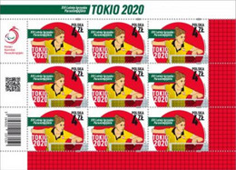 Poland 2021. Paralympic Games 2020 - Tokyo, Japan 2021. Sport. Mini Sheet. - Blocks & Sheetlets & Panes