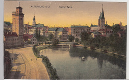 (113757) AK Altenburg, Thüringen, Kleiner Teich, Rote Spitzen, Kunst, Bis 1919 - Altenburg