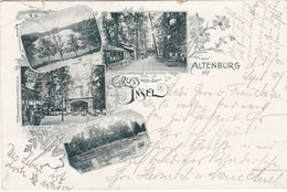 (3) AK Altenburg S.A., Gruss Von Der Insel 1897 - Altenburg