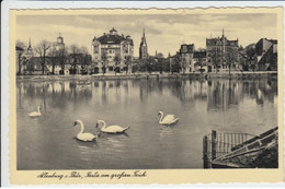 (335) AK Altenburg I. Thür., Partie Am Großen Teich 1938 - Altenburg