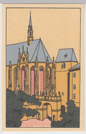 (85490) Künstler AK Karl Larisch, Altenburg, Thür., Schlosskirche, 1943-52 - Altenburg