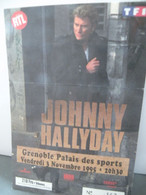 Billet Ticket Concert J Hallyday Grenoble 3/11/1995 - Entradas A Conciertos