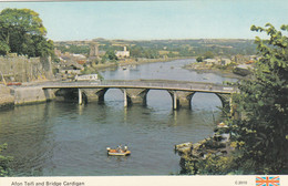Postcard Afon Teifi And Bridge Cardigan My Ref B14411 - Cardiganshire