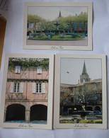 LISLE-sur-TARN (81) : Centre Ville - LOT De 3 CPM - Lisle Sur Tarn