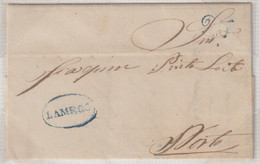 CARTA CIRCULADA DE LAMEGO PARA O PORTO  DATADA DE 9/10/1850 - ...-1853 Prephilately