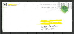 USA 2021 Cover To ESTONIA O San Fransisco - Storia Postale