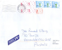 (UU 30 A [large]) Letter Posted From Netherlands To Australia (during COVID-19 Pandemic) - Cartas