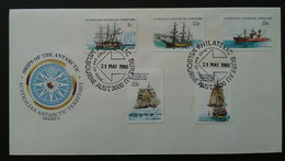 Australia Australian Antarctic Territory Ships FDC 21 May 1980 VF - FDC