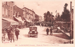 La CAVALERIE - Avenue De L'Hospitalet Et Place Des Fêtes - Automobile - Café Biau - La Cavalerie