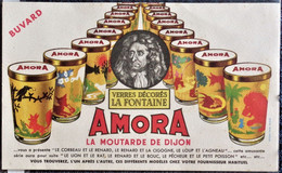 Buvard - AMORA - La Moutarde De Dijon . - Mostaza