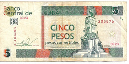 5 PESOS CONVERTIBLES Aus Kuba -5 CUC- (cinco Pesos De Cuba) - 2006 - Altri – America
