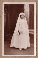 CARTE PHOTO - RELIGION - LOT DE 2 CARTES , JEUNE FILLE LE JOUR DE SA COMMUNION - Comuniones