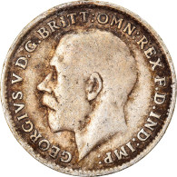 Monnaie, Grande-Bretagne, George V, 3 Pence, 1915, TB+, Argent, KM:813 - F. 3 Pence