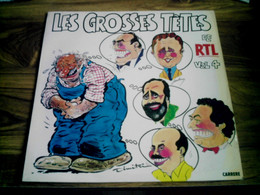 Disque Vinyle LP 33 T Tours Les Grosses Têtes De Rtl Jacques Martin Kersauzon .. - Cómica