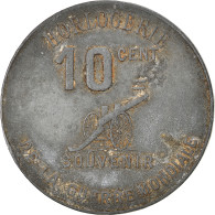Monnaie, Algeria, Horlogerie Plantier Boissonnet, Sidi-Bel-Abbès, 10 Centimes - Monetary /of Necessity