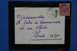 X8   INDO CHINA BELLE LETTRE  DEVANT  1938 VOYAGEE  A PARIS XVI FRANCE   + AFF  INTERESSANT - Brieven En Documenten